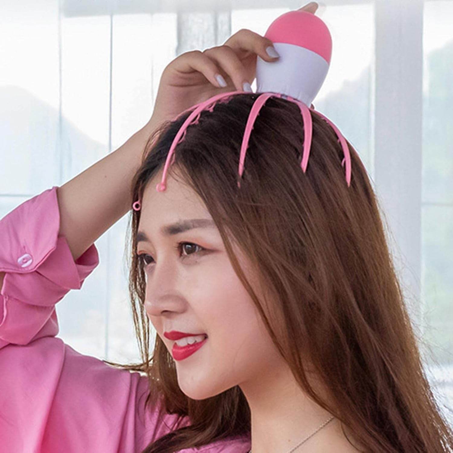 Electric Octopus Claw Scalp Massager Stress Relief Therapeutic Head Scratcher (Not included battery / Mix Color) - infinityexculsivestore.com
