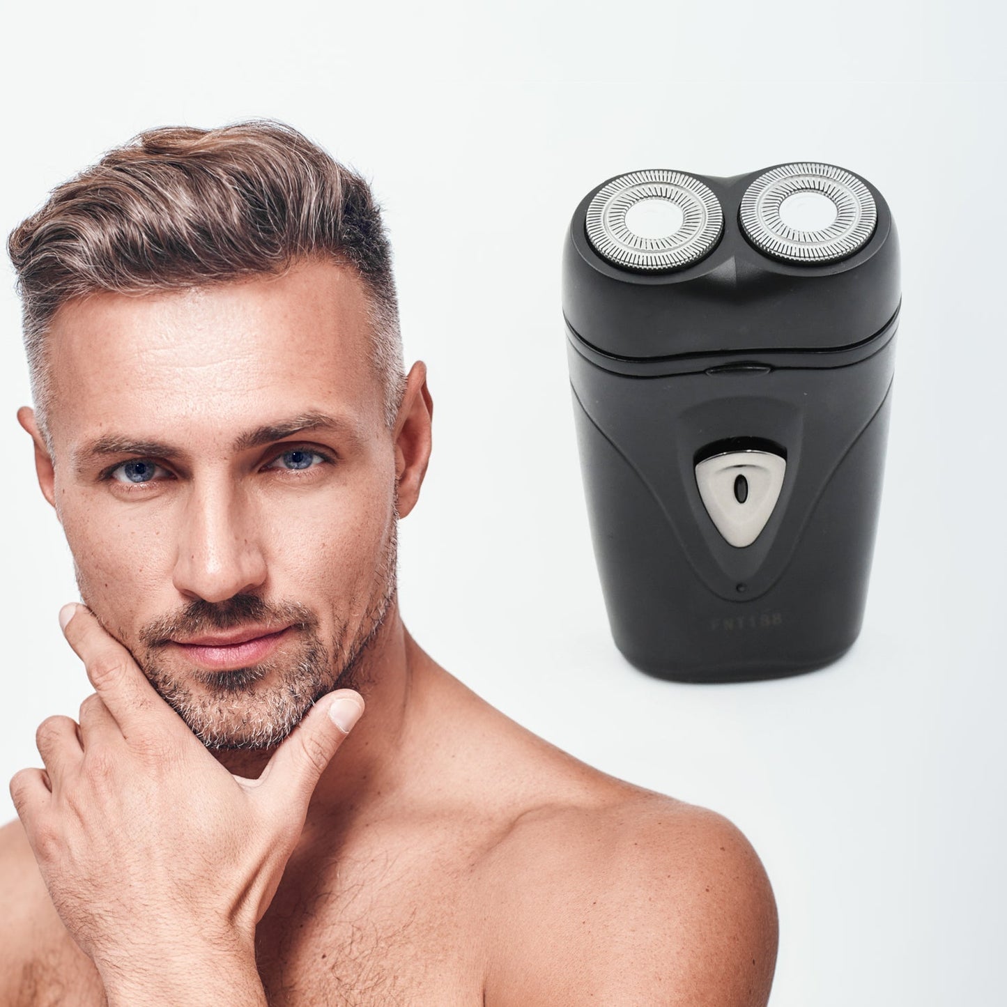 Men's Electric Shaver with Double Floating Heads Rechargeable | Portable, Cordless, Travel Electric for Men | USB Rechargeable Shaver | Water Resistant | Flexible Floating Shaving Heads - infinityexculsivestore.com