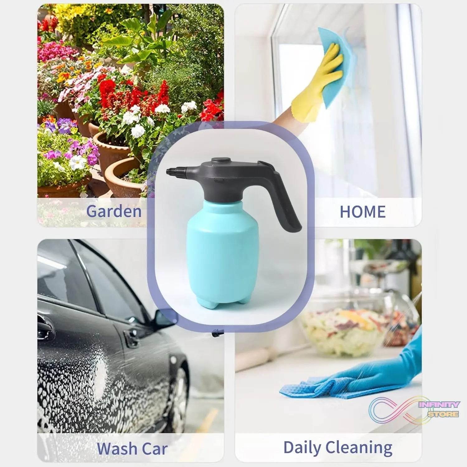 Electric Spray Bottle Garden Sprayer (1 Pc / 2 Ltr.) - infinityexculsivestore.com