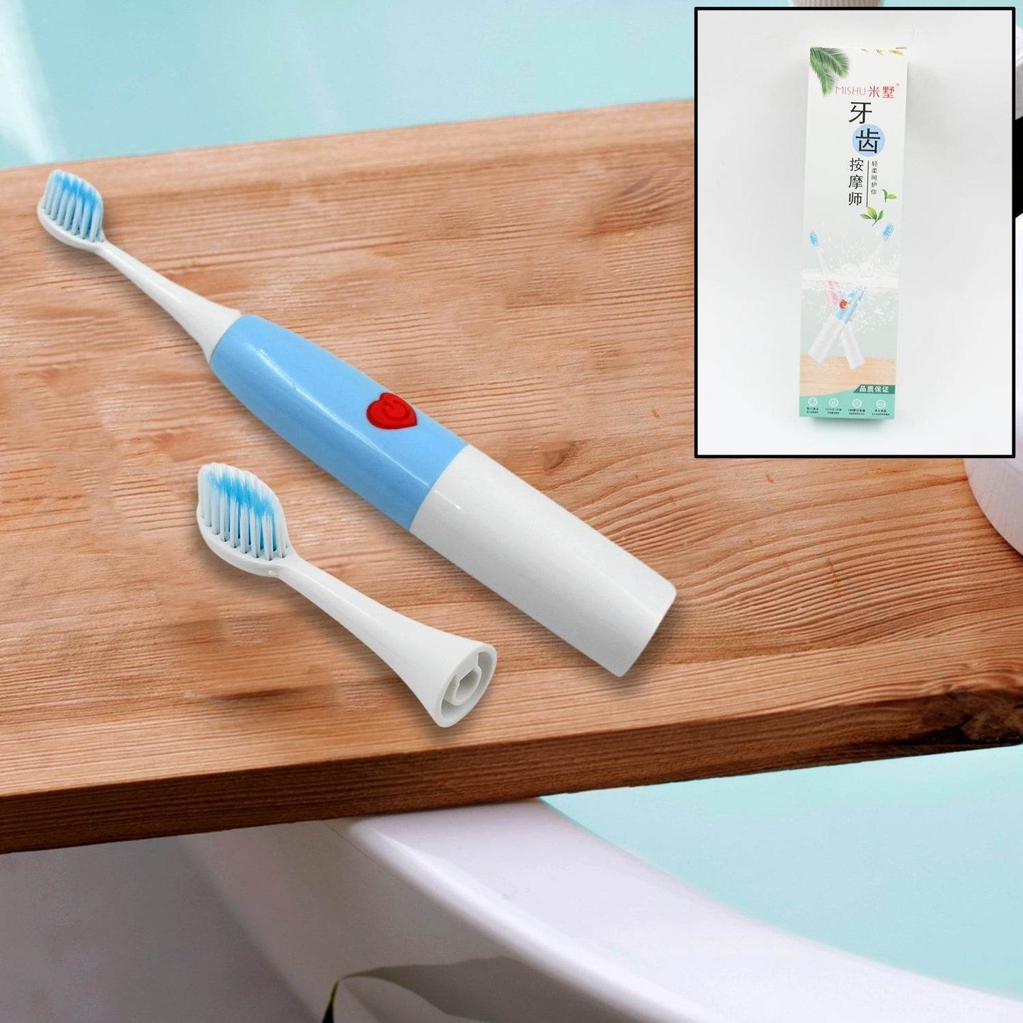 Electric Toothbrush Battery Operate For Home & Travelling Use (1 Pc) - infinityexculsivestore.com
