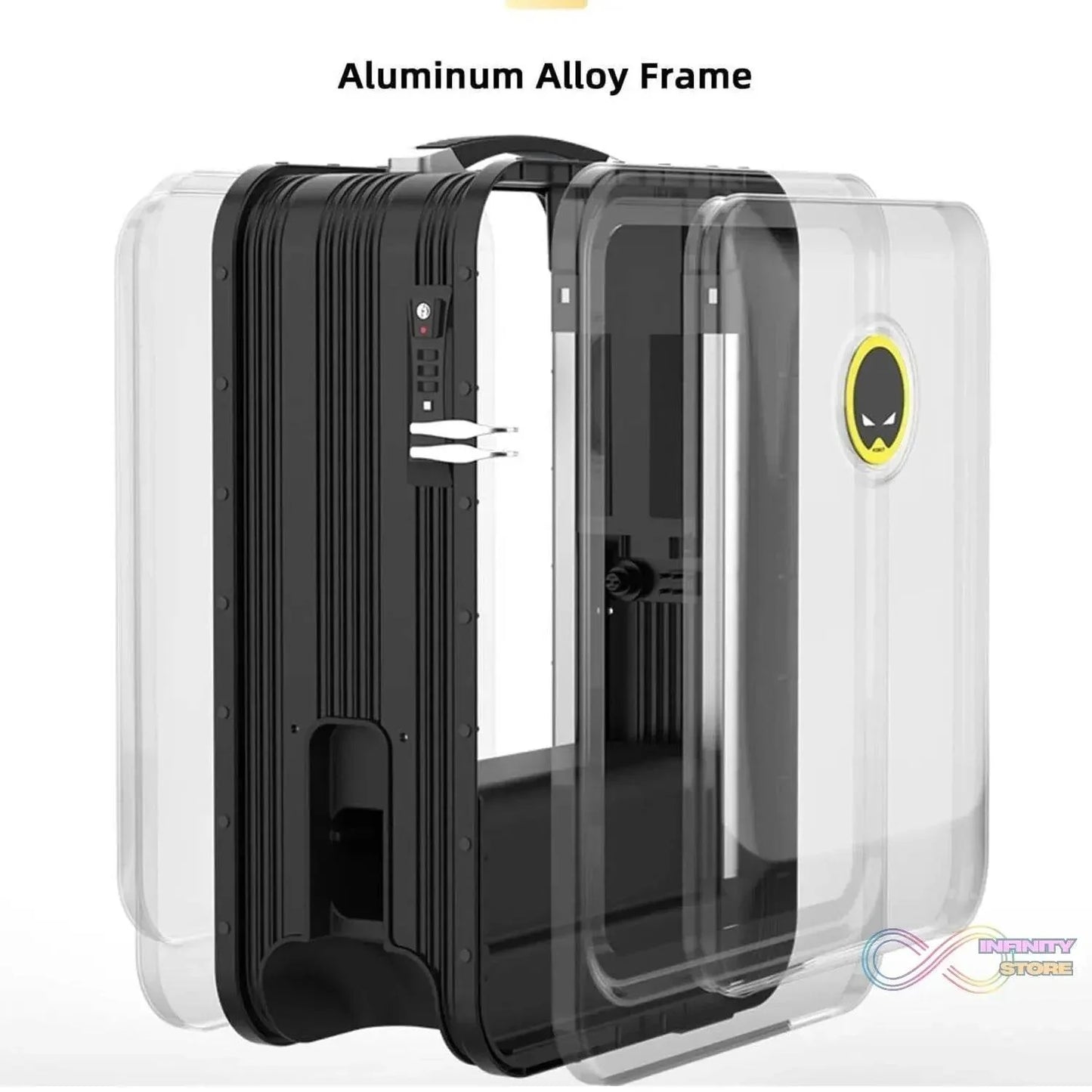 Electric suitcase smart driving luggage electric suitcase scooter with removable battery speed (1 Pc) - infinityexculsivestore.com