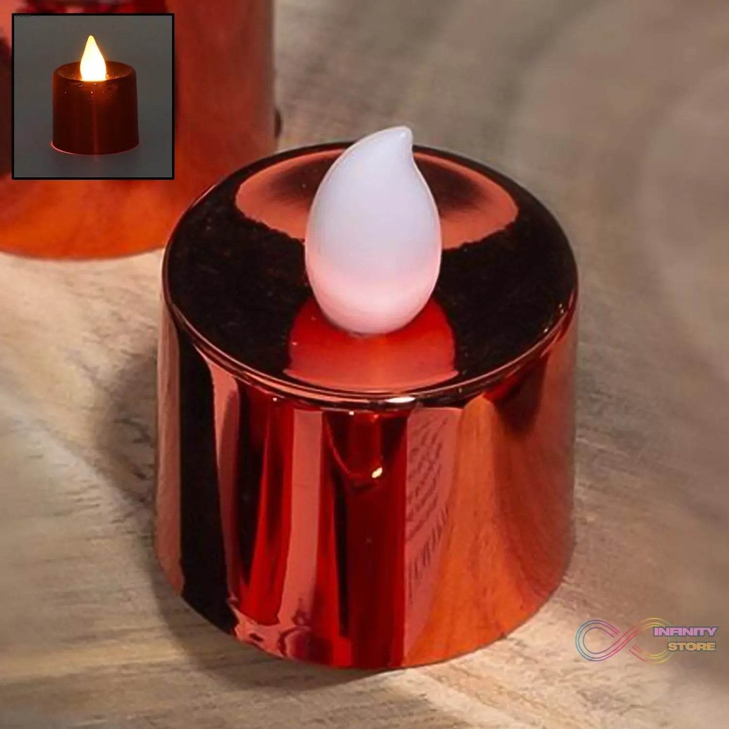Electrical Candles Diya LED Tea Light (1 Pc / Multicolor) - infinityexculsivestore.com