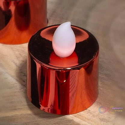 Electrical Candles Diya LED Tea Light (6 Pcs Set) - infinityexculsivestore.com