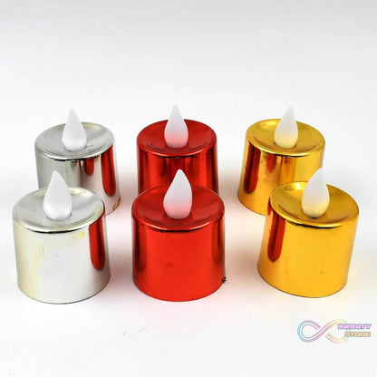Electrical Candles Diya LED Tea Light (6 Pcs Set) - infinityexculsivestore.com