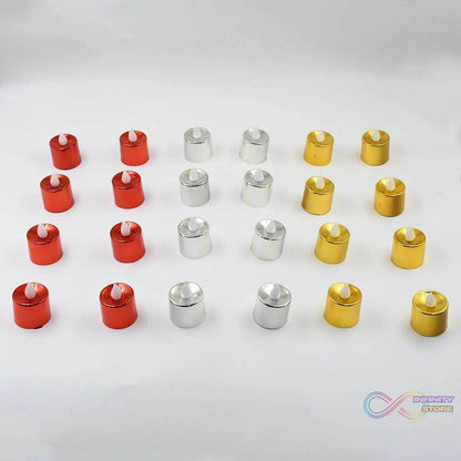 Electrical Candles Diya LED Tea Light, Plastic Candle Light Candle Candle (24 Pc Set) - infinityexculsivestore.com