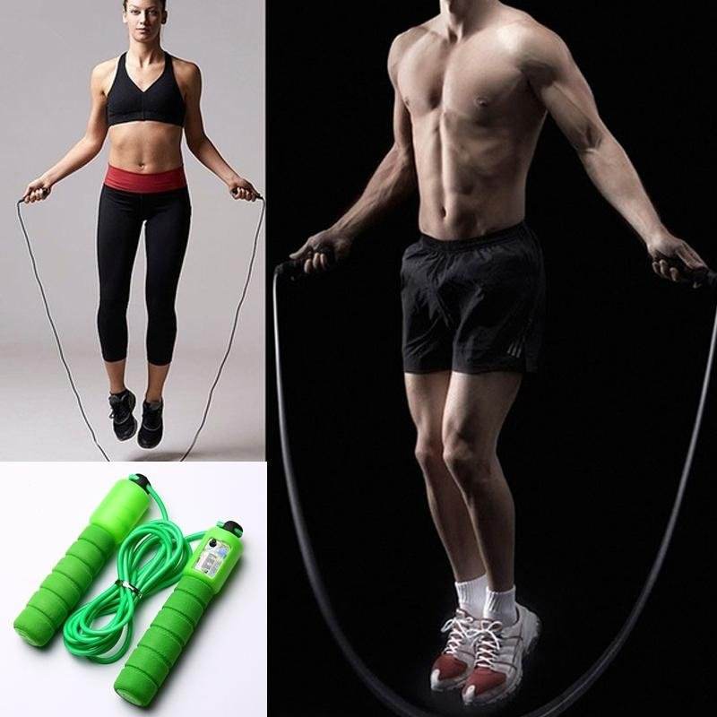 Electronic Counting Skipping Rope (9-feet) - infinityexculsivestore.com