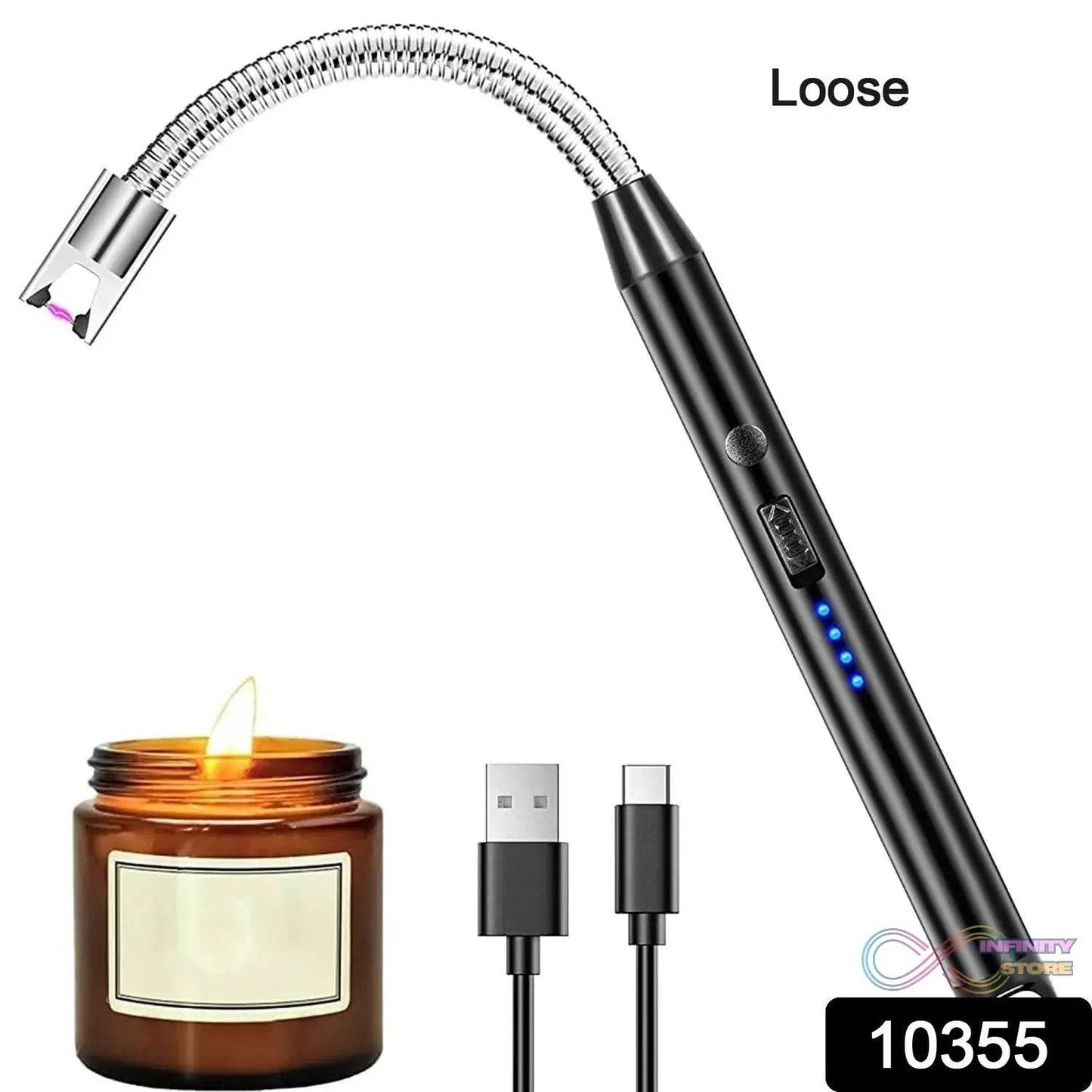 Electronic Smoking Plasma Lighters for Multipurpose Like Candles Grill BBQ (1 Pc / Loose / Mix Color) - infinityexculsivestore.com
