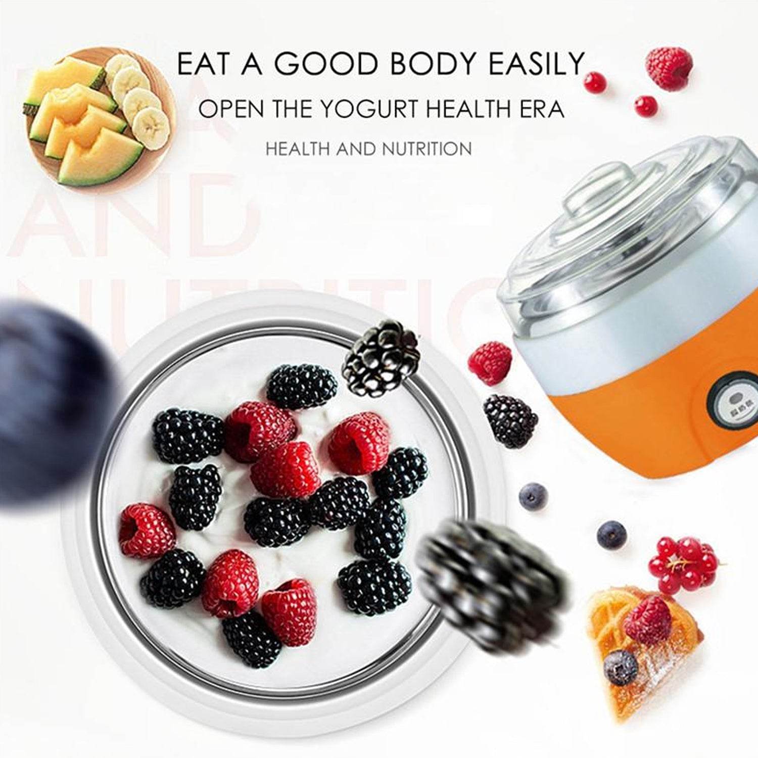 Electronic Yogurt Maker, Automatic Yogurt Maker Machine 1L Yoghurt Plastic Container for Home Use - infinityexculsivestore.com