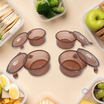 Elegance Tray, Plastic Airtight 4 Pieces Storage Container and 1 Piece Serving Tray with Lids - infinityexculsivestore.com