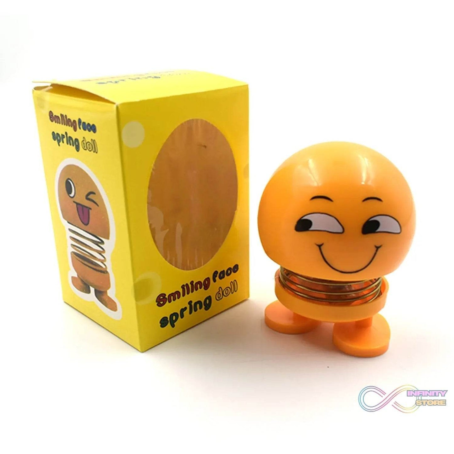 Emoji Shake Car Dashboard Doll Dance for Car interior Decoration With LED Light - infinityexculsivestore.com