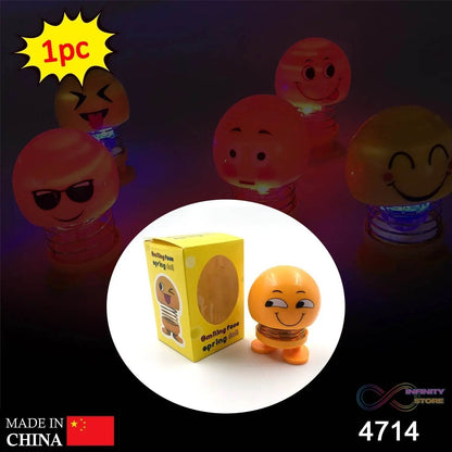 Emoji Shake Car Dashboard Doll Dance for Car interior Decoration With LED Light - infinityexculsivestore.com