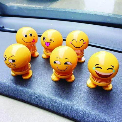 Emoticon Figure Smiling Face Spring Doll - infinityexculsivestore.com