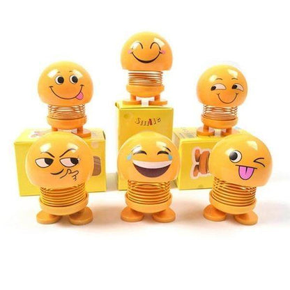 Emoticon Figure Smiling Face Spring Doll - infinityexculsivestore.com