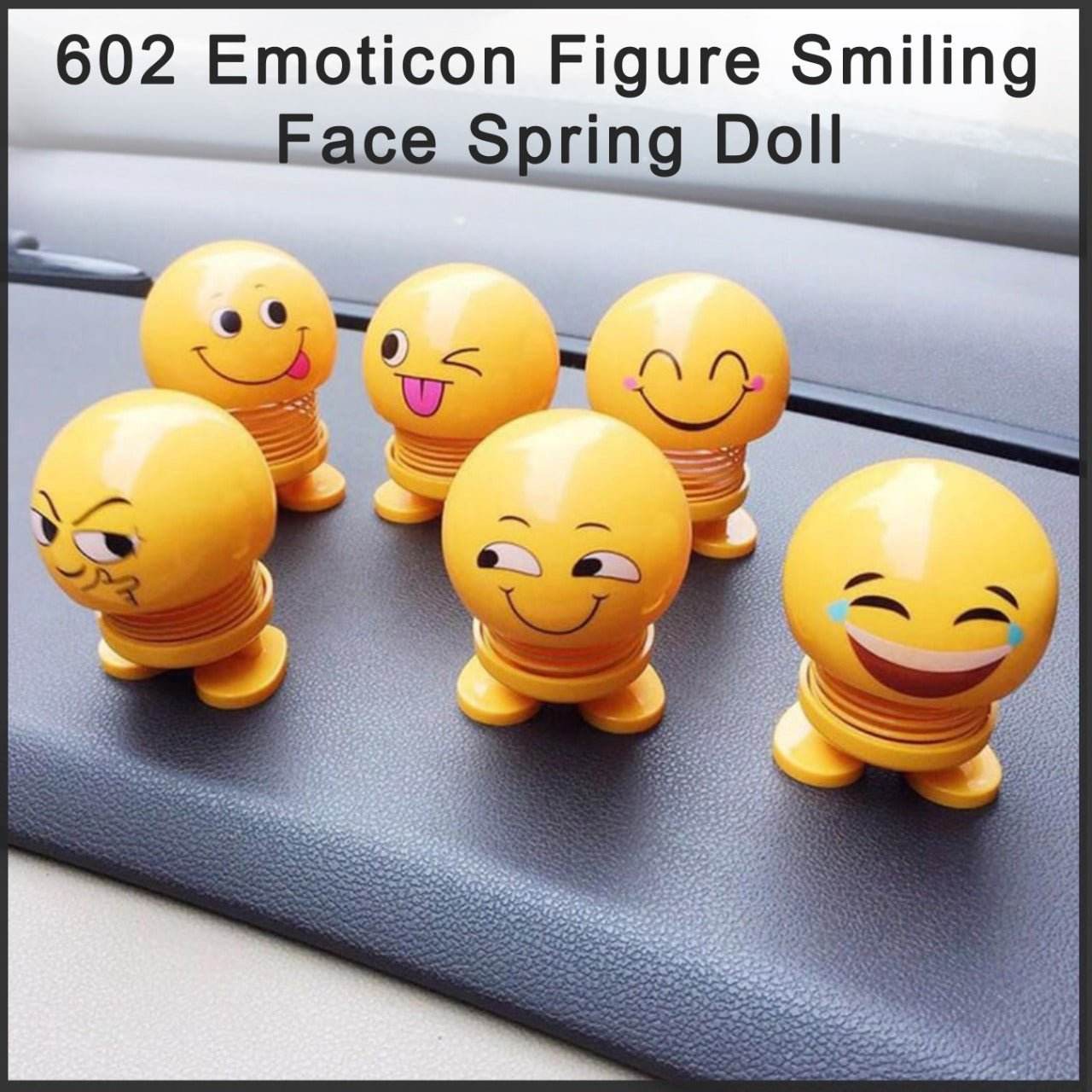 Emoticon Figure Smiling Face Spring Doll - infinityexculsivestore.com