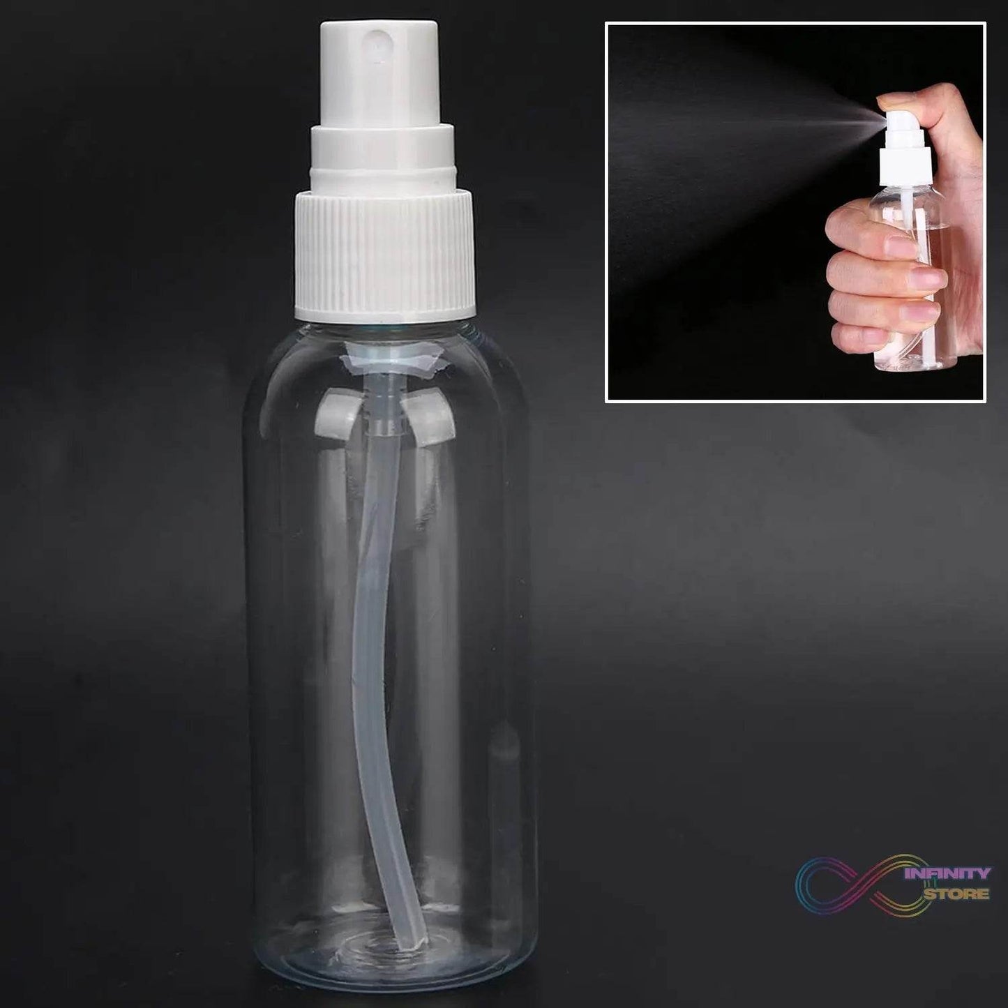 Empty Spray Bottle Refillable Fine (1 Pc) - infinityexculsivestore.com
