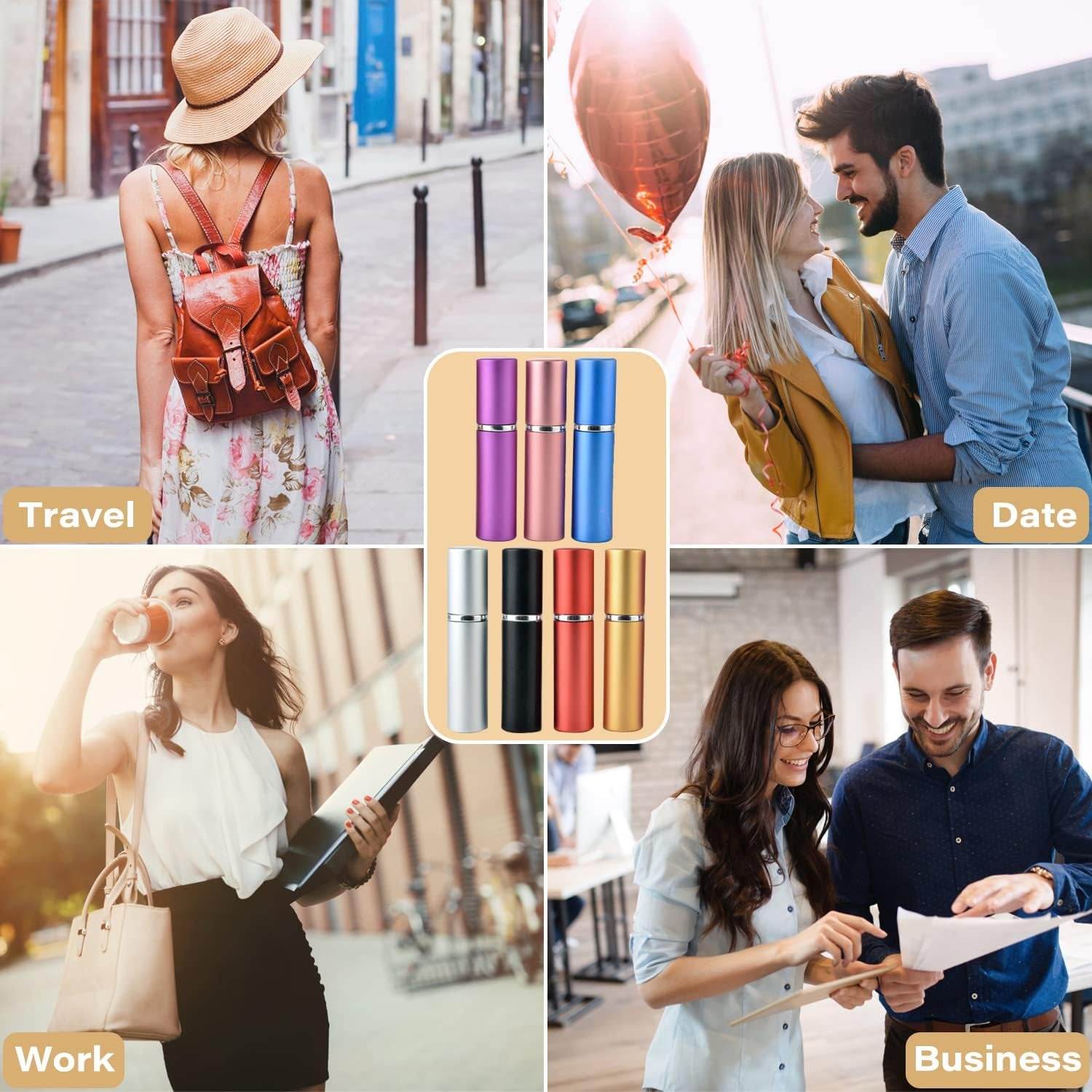 Empty Spray / Perfume Bottle Refillable Fine Mist Perfume For Sanitizer Travel Beauty Makeup Perfume filler (1 Pc) - infinityexculsivestore.com