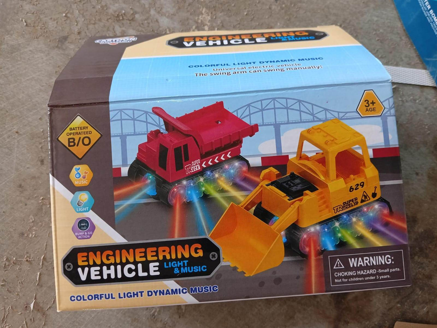 Engineering Vehicle Toys for Kids - Self-Driving Super Dump Truck Toy | Self-Driving Trucks, Engineering truck Electric Vehicle Toys boys birthday gift toys (1 Pc) - infinityexculsivestore.com