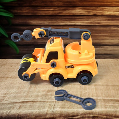 Engineering vehicles Nut Assembly Vehicle Toy, DIY Nut Assembly Vehicle Model Toy Highly Simulation Children Kids Car Model Toy Set (2 Pc Set) - infinityexculsivestore.com