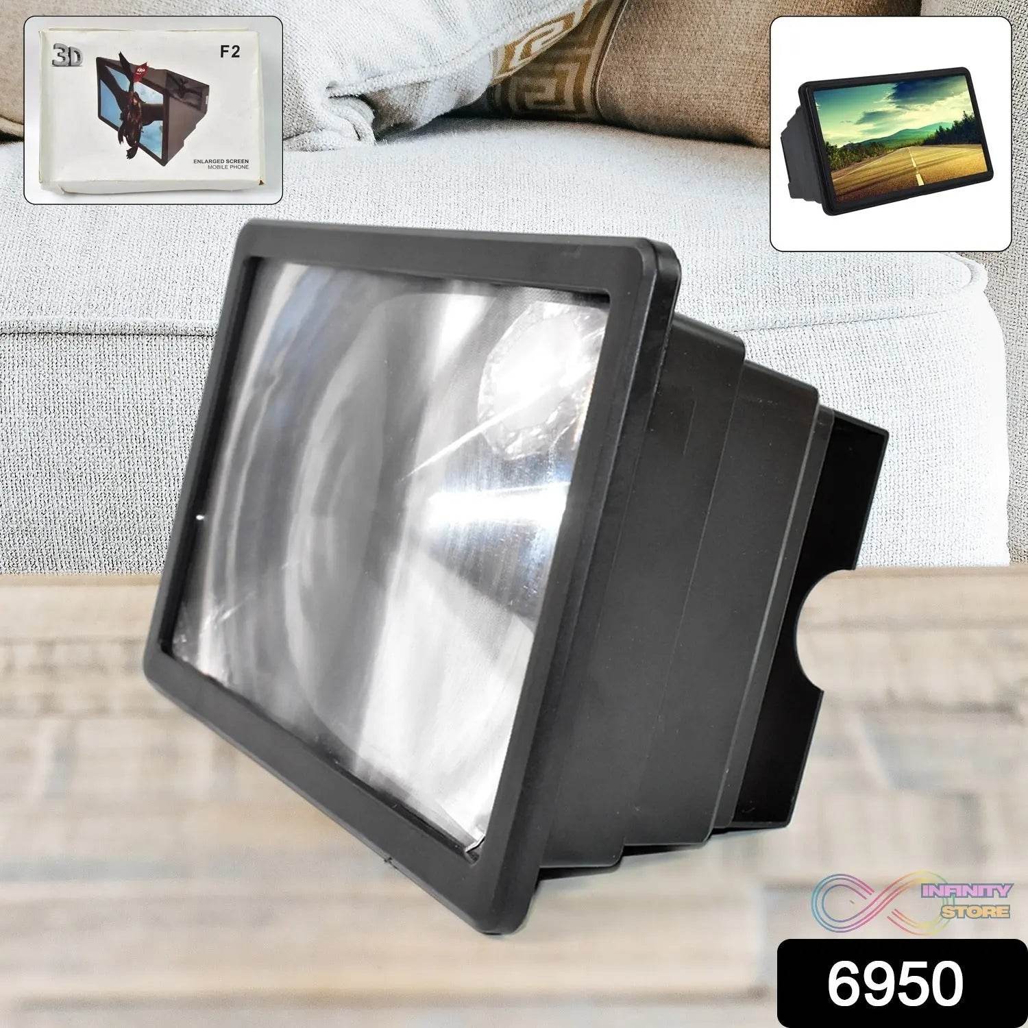 Enlarged Screen 3D HD Mobile Phone Screen Magnifier Amplifier (1 Pc) - infinityexculsivestore.com