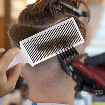 Ergonomic Flat Top Fading Clipper Comb Hair Care Styling | Brushes & Combs (1 Pc) - infinityexculsivestore.com