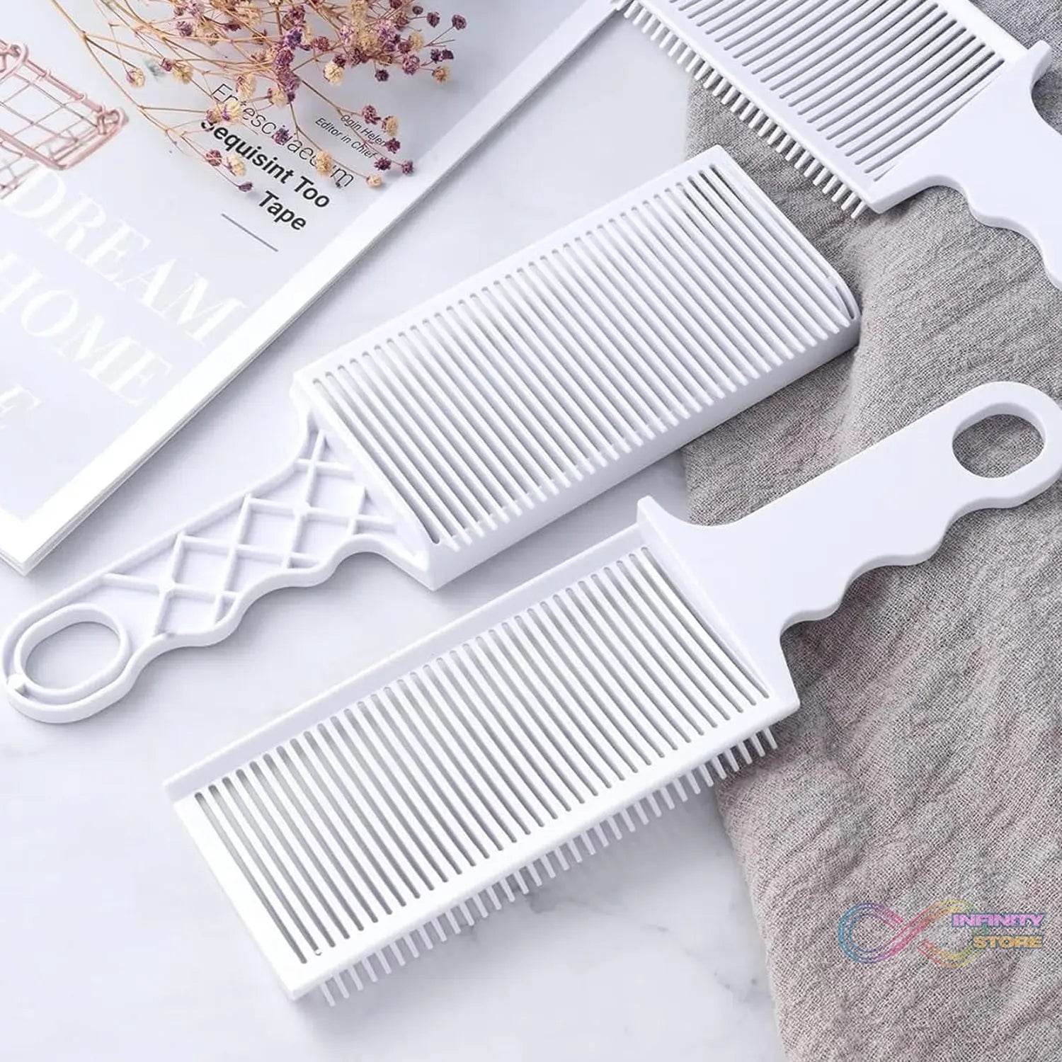 Ergonomic Flat Top Fading Clipper Comb Hair Care Styling | Brushes & Combs (1 Pc) - infinityexculsivestore.com