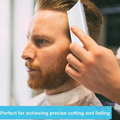 Ergonomic Flat Top Fading Clipper Comb Hair Care Styling | Brushes & Combs (1 Pc) - infinityexculsivestore.com
