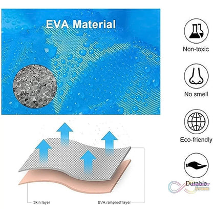 Eva Portable Rain Coat, Waterproof Raincoat (1pc) - infinityexculsivestore.com