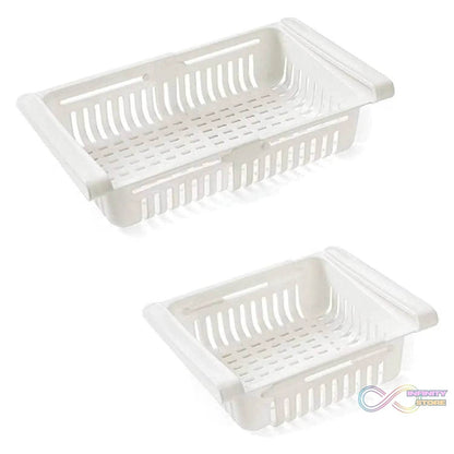 Expandable Adjustable Multipurpose Fridge Storage Basket (1 Pc) - infinityexculsivestore.com