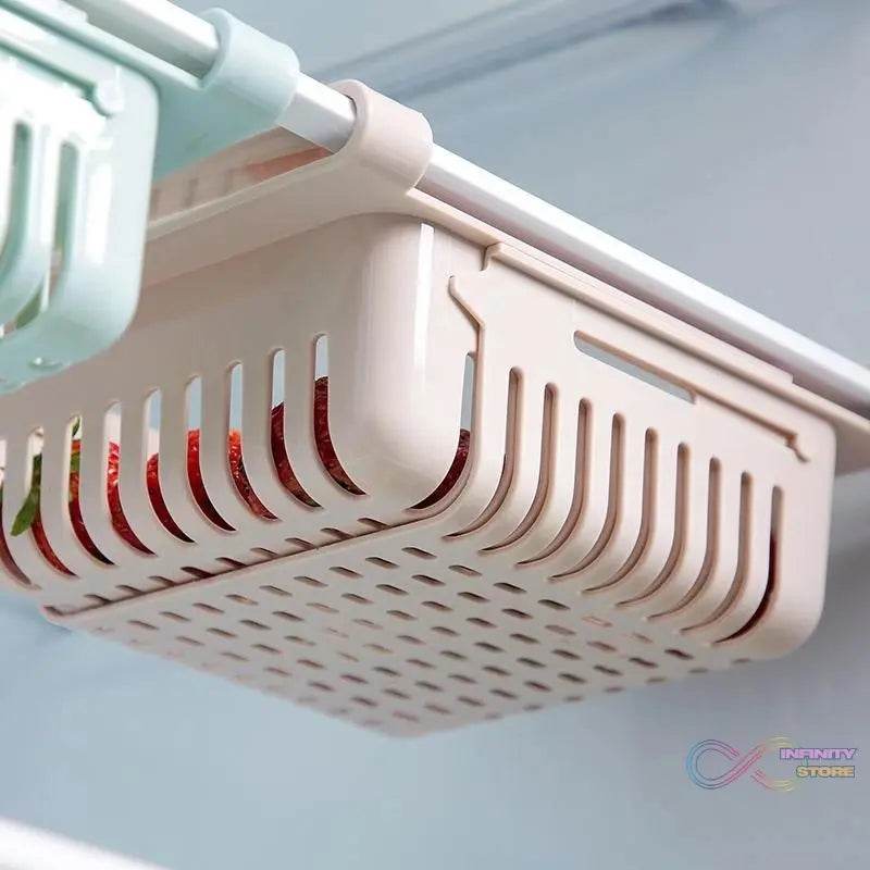 Expandable Adjustable Multipurpose Fridge Storage Basket ( 1 pcs ) - infinityexculsivestore.com