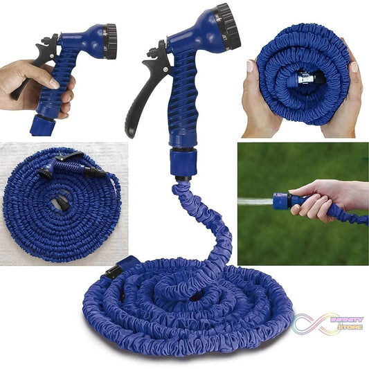 Expandable Magic Garden Hose with Spray Gun, Approx 4 Metre Pipe (1 Set / Mix Color) - infinityexculsivestore.com