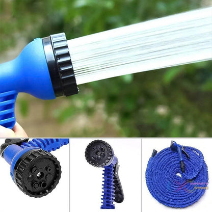 Expandable Magic Garden Hose with Spray Gun, Approx 4 Metre Pipe (1 Set / Mix Color) - infinityexculsivestore.com