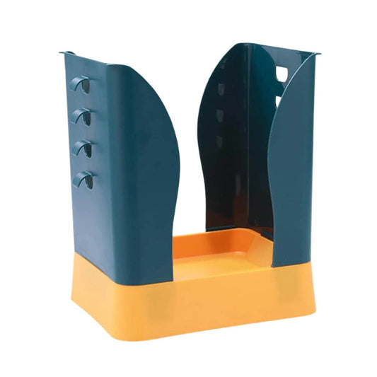 Expandable Trash Can (1 Pc): Plastic, Large Capacity, Kitchen & Bathroom - infinityexculsivestore.com