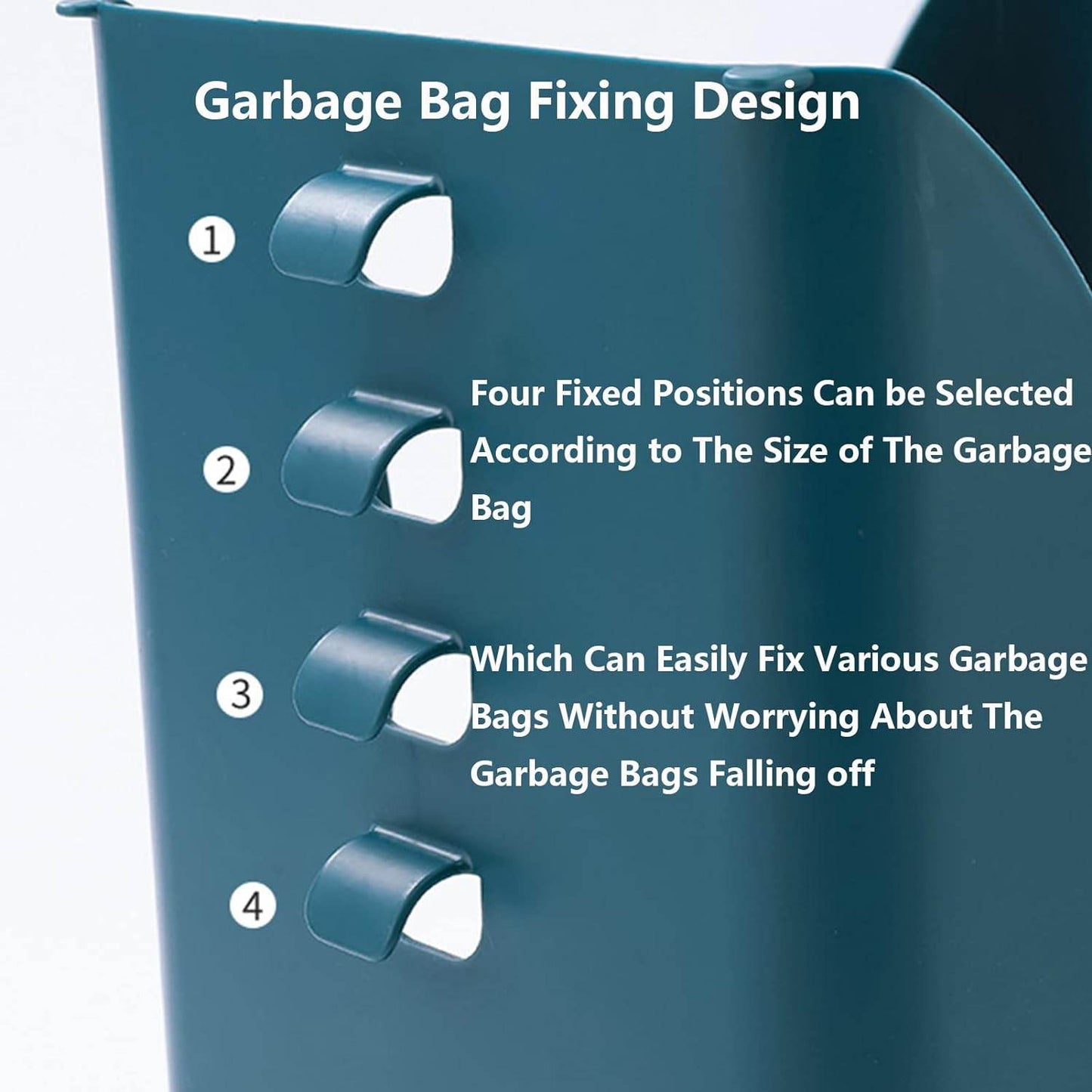 Expandable Trash Can (1 Pc): Plastic, Large Capacity, Kitchen & Bathroom - infinityexculsivestore.com