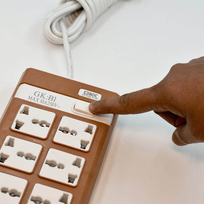 Extension Board 250V 6 Way Extension Board - infinityexculsivestore.com