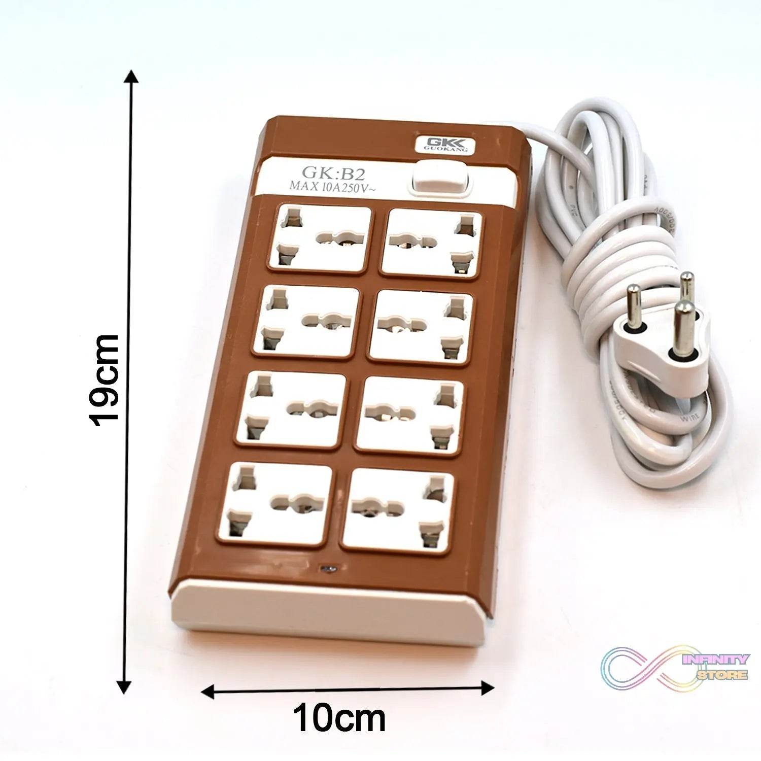 Extension Board 250V 8 Way Extension Board - infinityexculsivestore.com