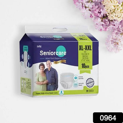 Extra Large - XXL Senior care Adult Pull Up Diaper Pants(Waist Size (120-170 Cm | 47 -67 Inch) (10*4 Pcs) Adult Diapers - XL - XXL (10 Pieces) - infinityexculsivestore.com