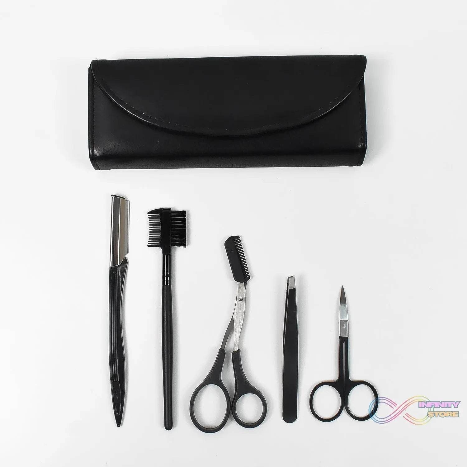 Eyebrow Kit, 5 in 1 Tweezers for Eyebrows (1 Set) - infinityexculsivestore.com