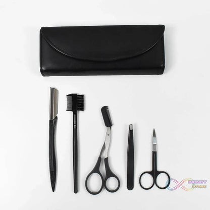 Eyebrow Kit, 5 in 1 Tweezers for Eyebrows (1 Set) - infinityexculsivestore.com
