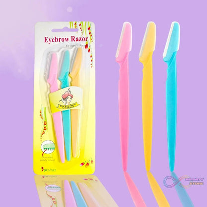 Eyebrow Painless Facial Hair Remover Razor for Face, Women and Men (3 Pack) - infinityexculsivestore.com