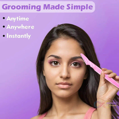 Eyebrow Painless Facial Hair Remover Razor for Face, Women and Men (3 Pack) - infinityexculsivestore.com