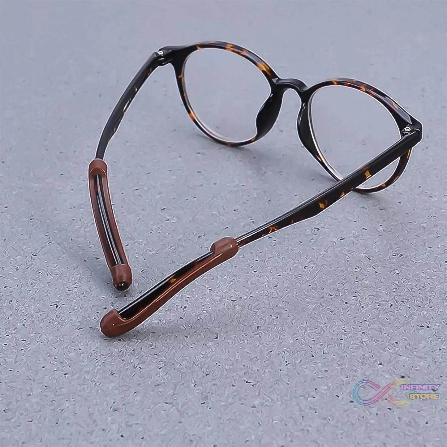 Eyeglass Anti Slip Ear Grip Soft Silicone Glasses Ear Hooks (1 Pair / Color May be Vary) - infinityexculsivestore.com
