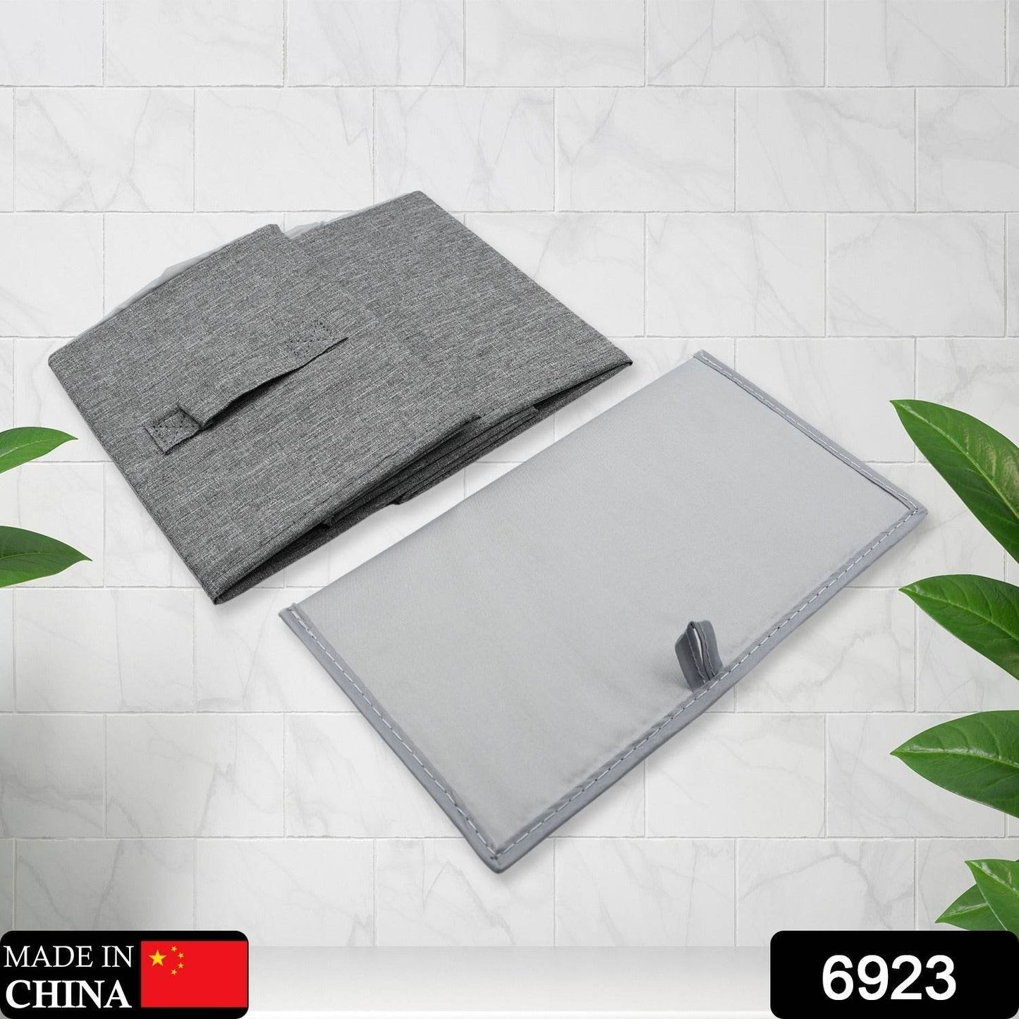 FOLDABLE STORAGE BOX WITH LID AND HANDLES, COTTON AND LINEN STORAGE BINS AND BASKETS ORGANIZER FOR NURSERY, CLOSET, BEDROOM, HOME - infinityexculsivestore.com