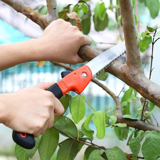 FOLDING SAW FOR TRIMMING, PRUNING, CAMPING. SHRUBS AND WOOD - infinityexculsivestore.com