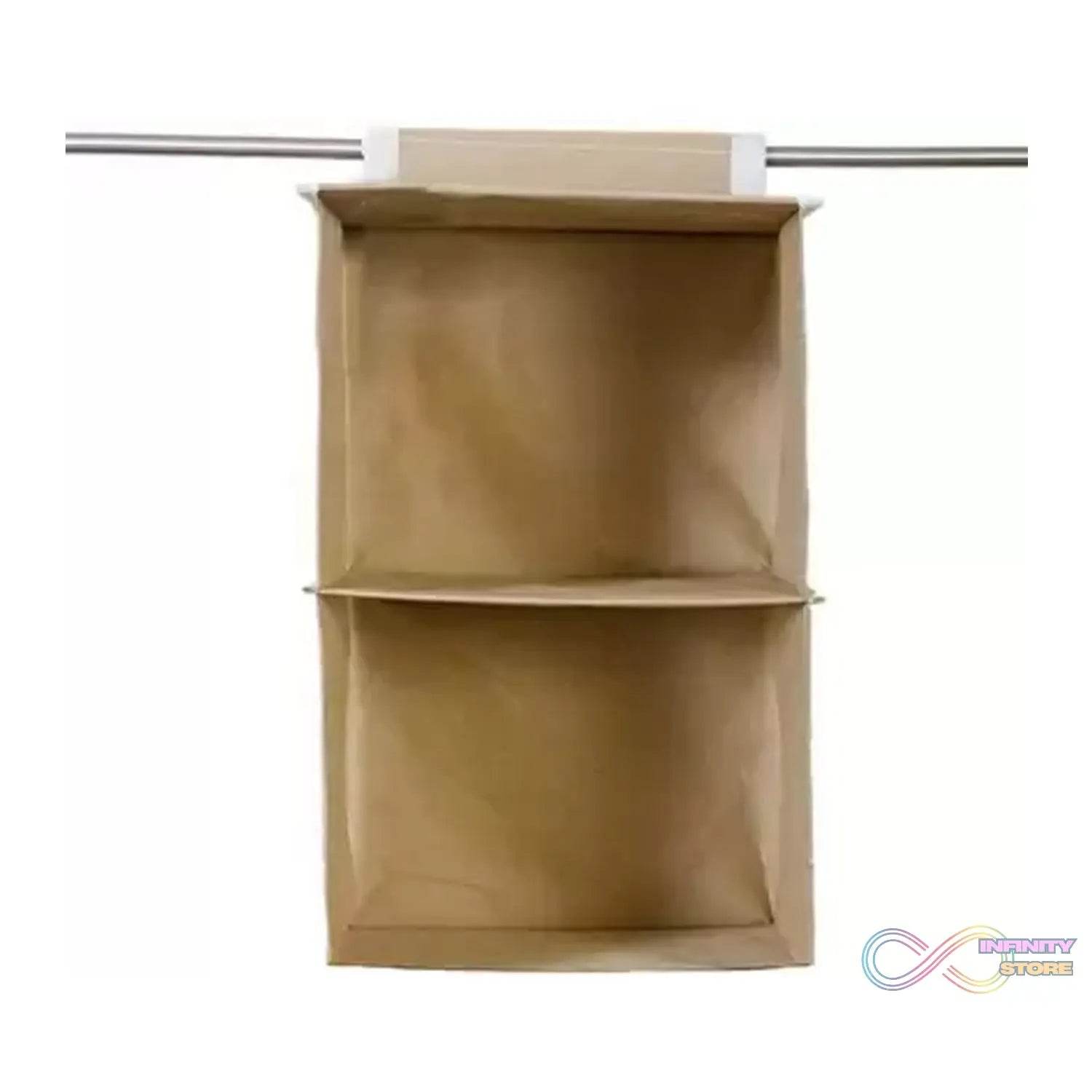 Fabric Hanging 2 - Shelf Closet Cloth Organizer - infinityexculsivestore.com