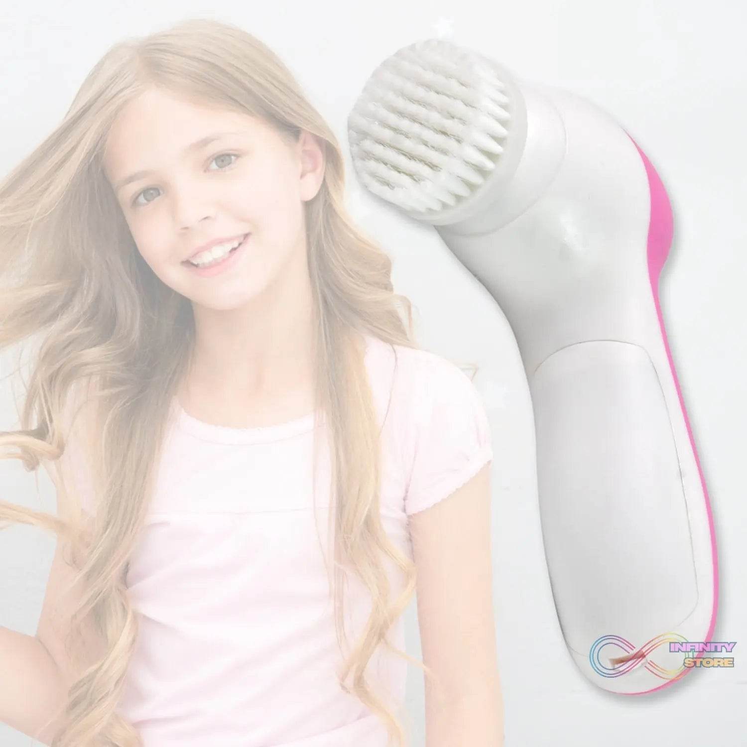 Facial Beauty Brush, Face Massager (1 Pc / With 2 AA Battery Included) - infinityexculsivestore.com