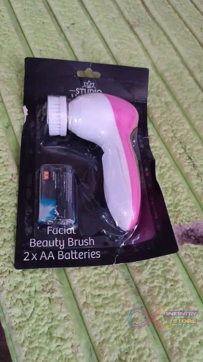 Facial Beauty Brush, Face Massager (1 Pc / With 2 AA Battery Included) - infinityexculsivestore.com