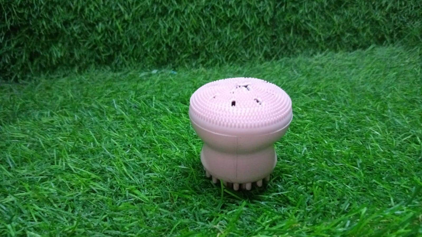 Facial Cleansing Brushes, Cute Octopus Shape Silicone Face Scrubber Massager Skincare Tool (1PC) - infinityexculsivestore.com