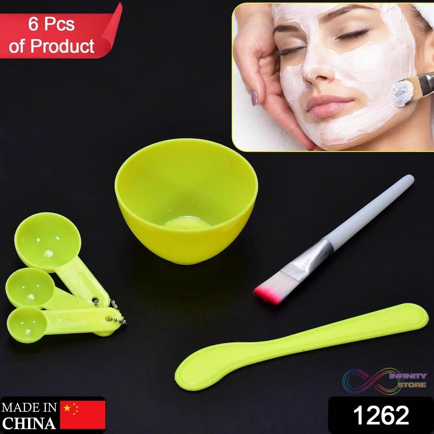 Facial Mask Bowl Set for Girls (6 - Pcs) - infinityexculsivestore.com