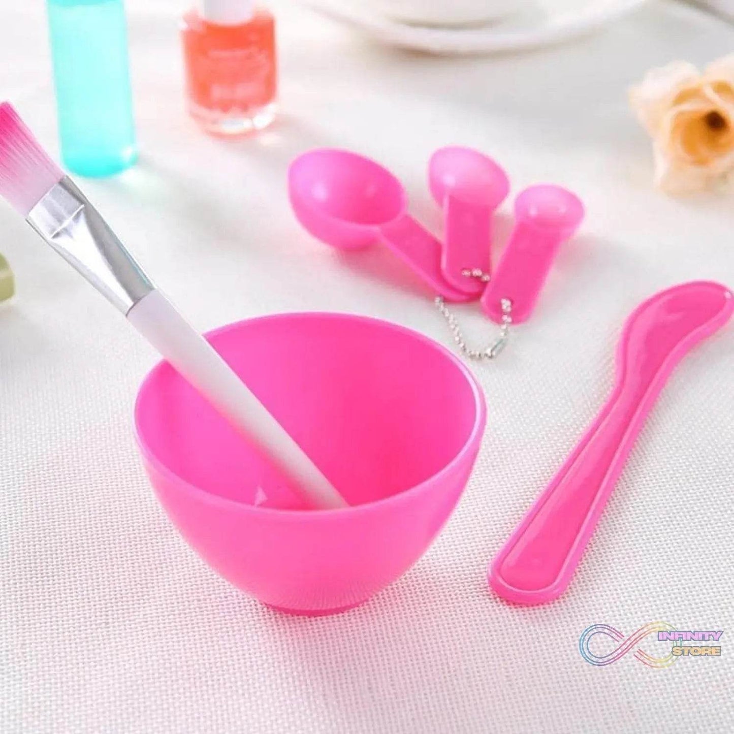 Facial Mask Bowl Set for Girls (6 - Pcs) - infinityexculsivestore.com