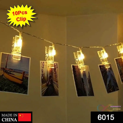 Fairy Warm White Clip Lights for Photos (10 Pcs Clip) - infinityexculsivestore.com